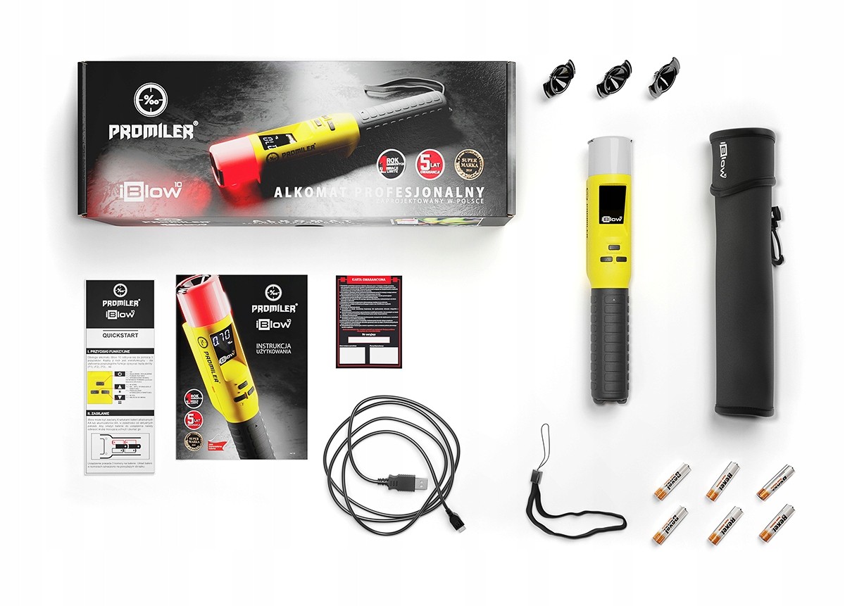 Elektrochemický dychový analyzátor Promiler iBlow10